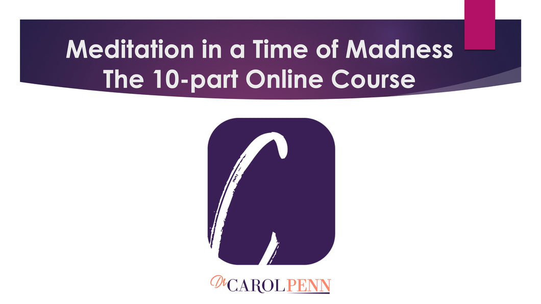 Copy of Meditation in a Time of Madness: The 10-Part Online Course [Payment]